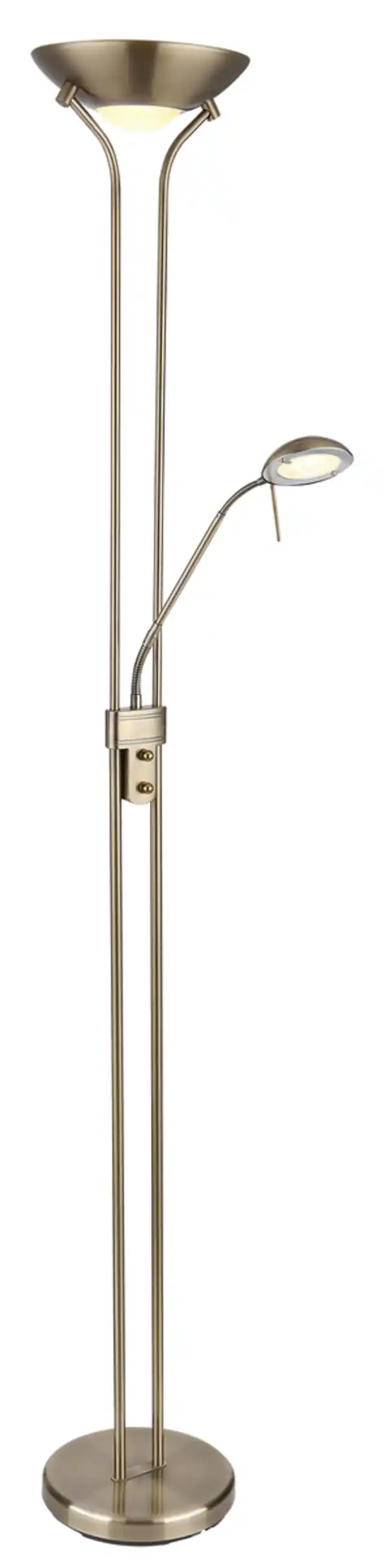 Bild 1 von LED-Deckenfluter Leonas in Messingfarben max. 20 Watt, Messingfarben