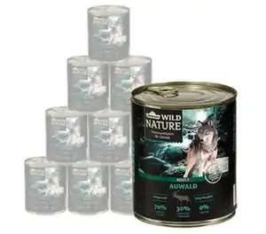 Dehner Wild Nature Nassfutter für Hunde Auwald Adult, 400 g/800 g