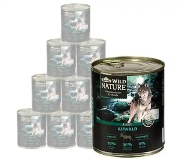 Bild 1 von Dehner Wild Nature Nassfutter für Hunde Auwald Adult, 400 g/800 g