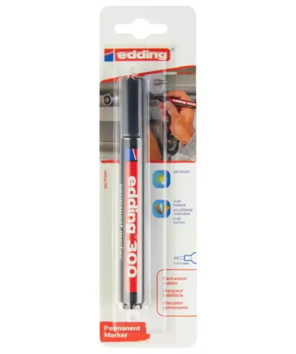 Bild 1 von edding 300 Permanent Marker, schwarz