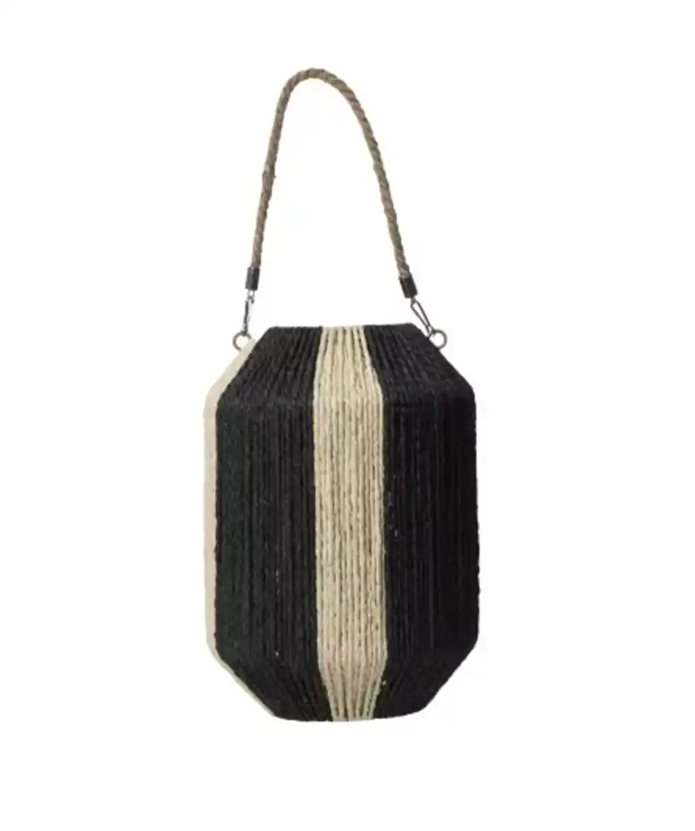 Bild 1 von Laterne mit Papierbändern, schwarz