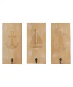 Garderobenhaken Maritim, naturfarben