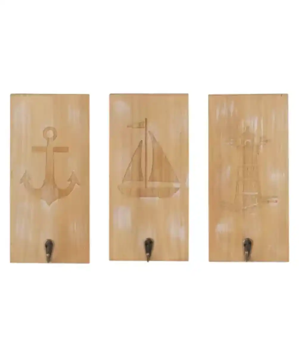 Bild 1 von Garderobenhaken Maritim, naturfarben