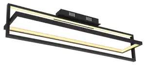 LED-Deckenleuchte Flips Opal/Schwarz max. 23 Watt Deckenlampe, Opal, Schwarz