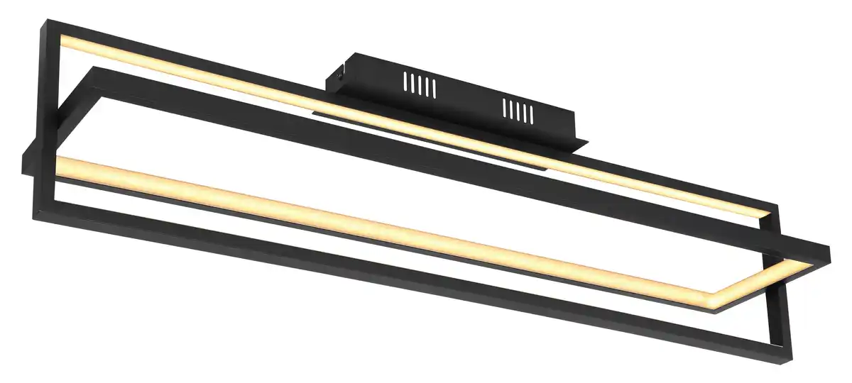 Bild 1 von LED-Deckenleuchte Flips Opal/Schwarz max. 23 Watt Deckenlampe, Opal, Schwarz