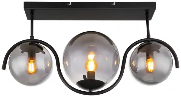Bild 1 von Deckenleuchte Porry Schwarz max. 25 Watt Deckenlampe, Schwarz