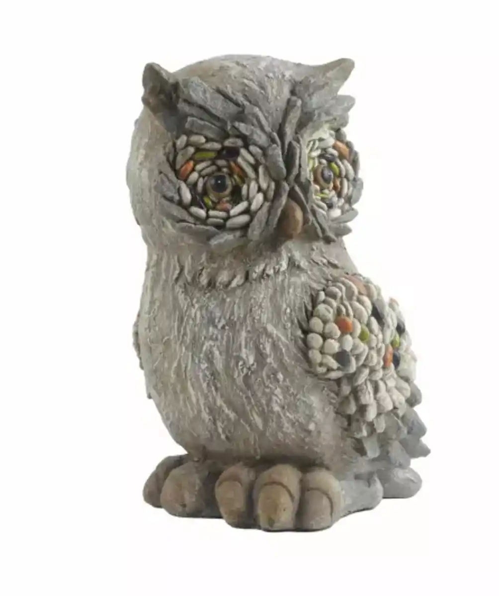 Bild 1 von Garten Deko-Eule, grau
