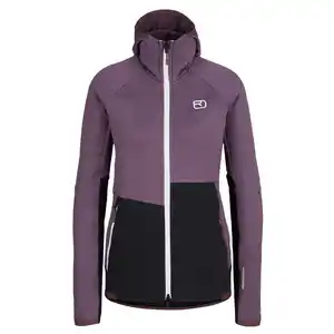 FLEECE RIB HOODY W Damen - Fleecejacke