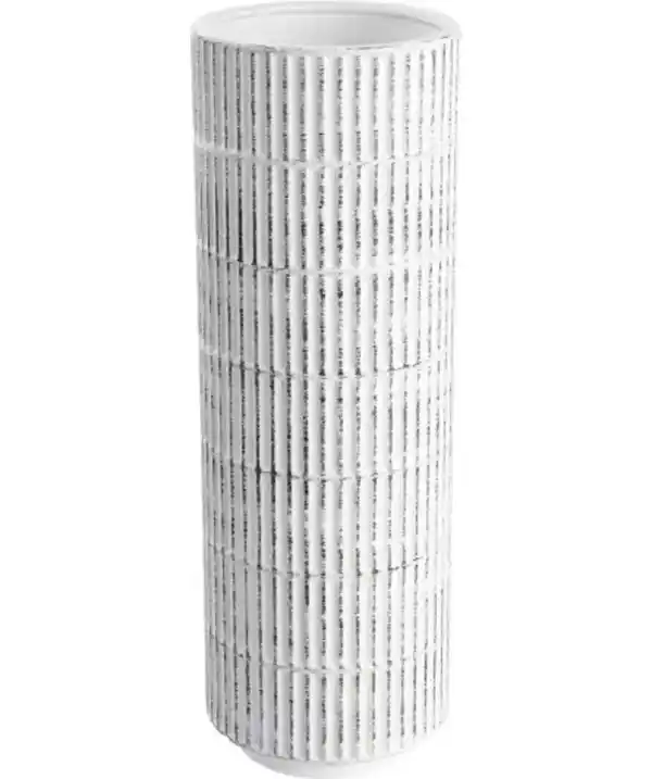 Bild 1 von Keramikvase Zylinder, weiß