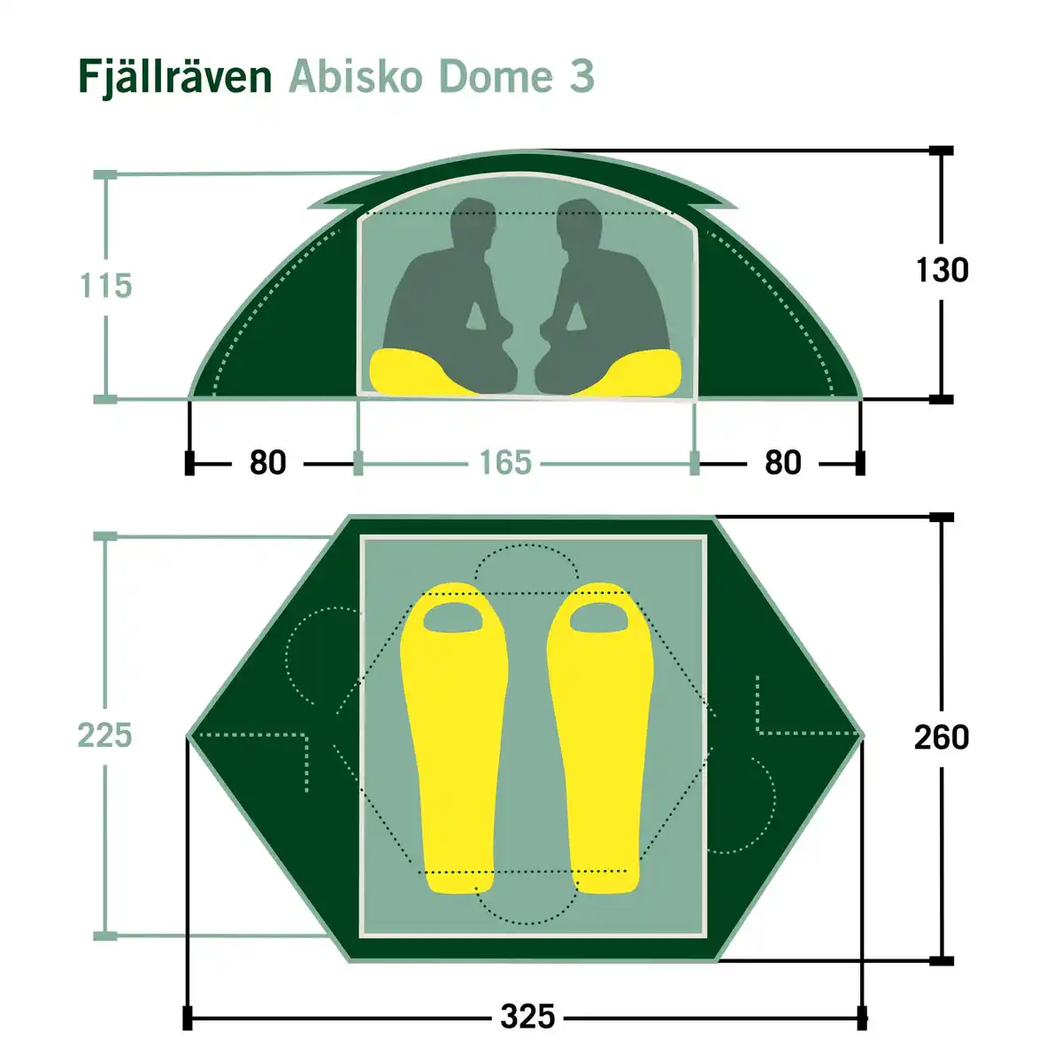 Bild 2 von ABISKO DOME 3 - Kuppelzelt
