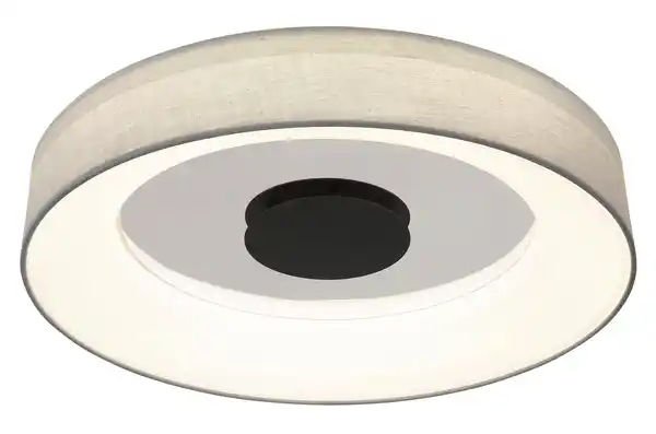 Bild 1 von LED-Deckenleuchte Terpsa max. 40 Watt Deckenlampe, Grau, Opal, Schwarz, Weiß, Chromfarben
