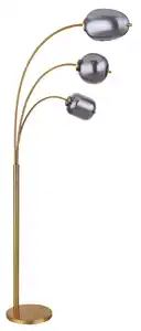 Stehleuchte Blacky I max. 40 Watt, Messingfarben