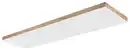 Bild 1 von LED-Deckenleuchte Doro Dunkelbraun/Weiß max. 36 Watt Deckenlampe, Opal, Weiß, Dunkelbraun