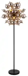 Stehleuchte Schwarz max. 25 Watt, Schwarz