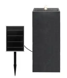 Dehner Polyethylen-Solarbrunnen Glonn, ca. H90 cm