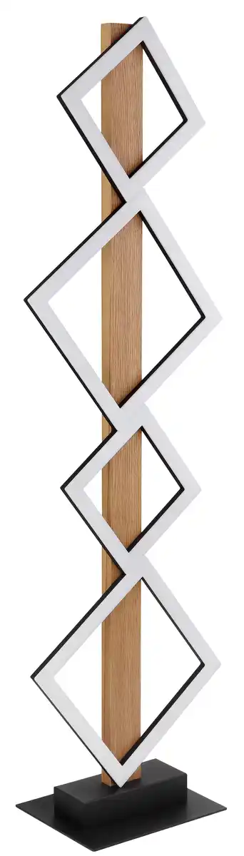 Bild 1 von LED-Stehleuchte Dustin Opal/Schwarz max. 35 Watt, Opal, Schwarz