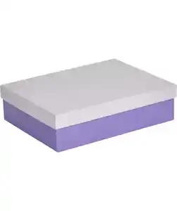 Rechteckige Geschenkbox, lila