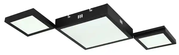 Bild 1 von LED-Deckenleuchte 67253-25 in Opal/Schwarz max. Deckenlampe, Opal, Schwarz