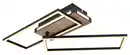 Bild 1 von LED-Deckenleuchte Colli Opal/Schwarz/Braun max. 34Watt Deckenlampe, Dunkelbraun, Schwarz, Opal