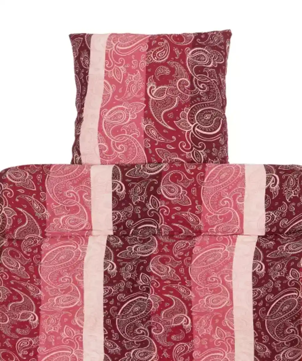 Bild 1 von Seersucker-Bettwäsche, rot