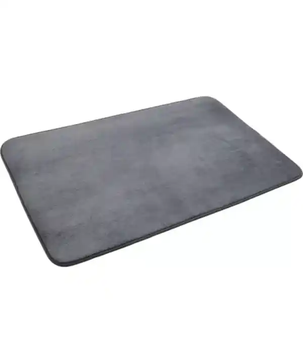 Bild 1 von Fleece-Badematte, grau