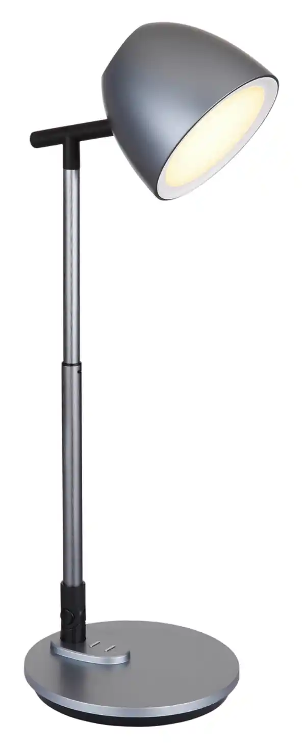 Bild 1 von LED-Schreibtischleuchte Casala Dunkelgrau max. 7,5 Watt Schreibtischlampe, Opal