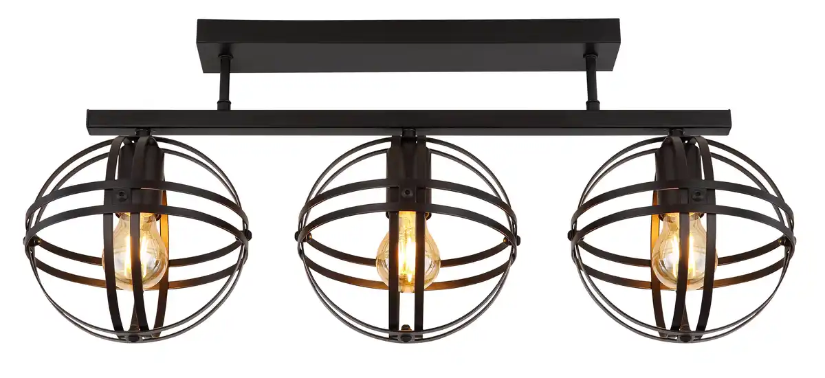 Bild 1 von Deckenleuchte Tamara Schwarz max. 60 Watt Deckenlampe, Schwarz