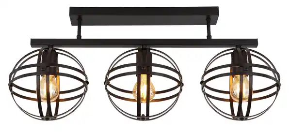 Bild 1 von Deckenleuchte Tamara Schwarz max. 60 Watt Deckenlampe, Schwarz