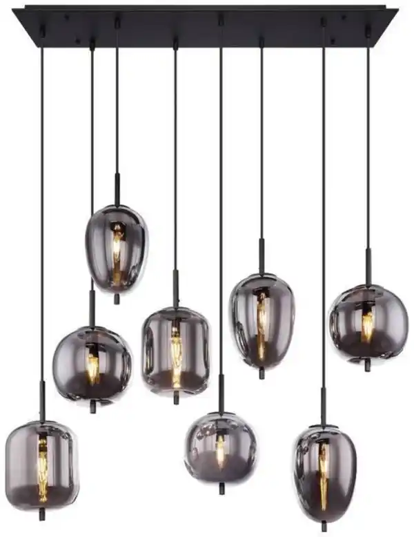 Bild 1 von Hängeleuchte Blacky in Grau/Schwarz max. 40 Watt, Grau, Schwarz