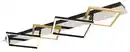 Bild 1 von LED-Deckenleuchte Lesina Goldfarben/Schwarz max 40 Watt Deckenlampe, Opal, Schwarz, Goldfarben