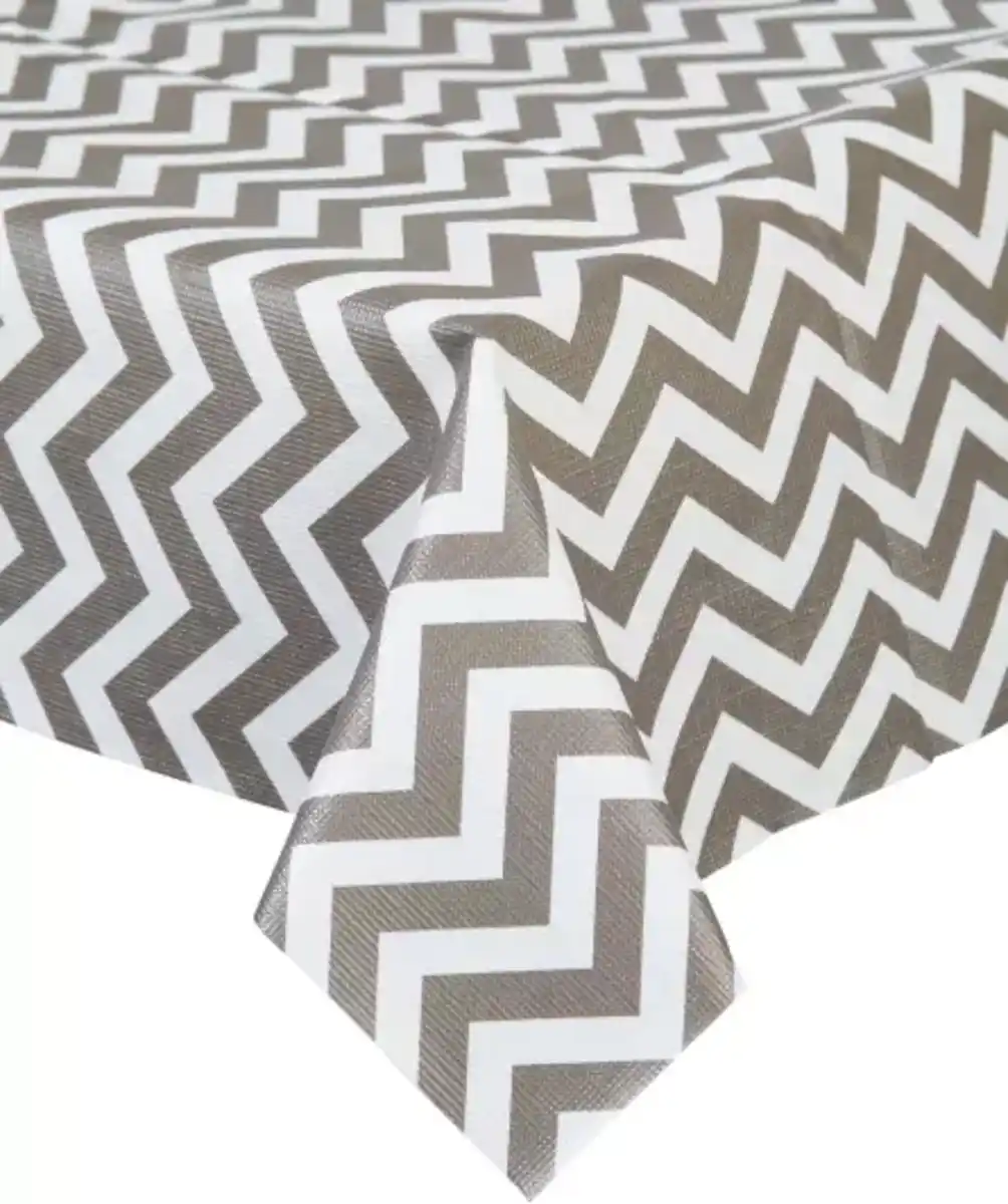 Bild 1 von Wachstuchtischdecke, grau gemustert