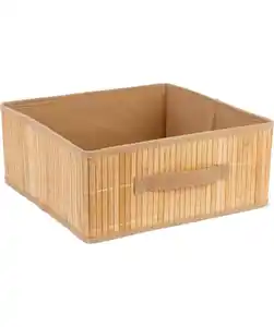 Schubladenorganizer aus Bambus, naturfarben