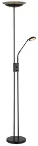 LED-Stehleuchte Ganina Schwarz max. 18,5 Watt, Schwarz