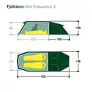 Bild 2 von KEB ENDURANCE 2 Unisex - Tunnelzelt