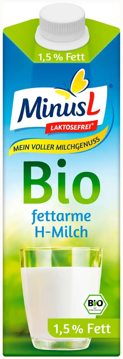 Bild 1 von MINUS L Laktosefreie Bio-H-Milch, 1-l-Packg.