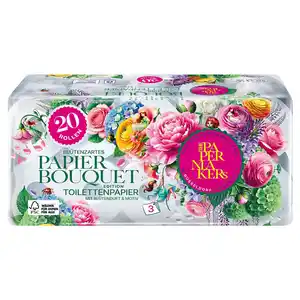 PAKERMAKERS Toilettenpapier mit Dekor und Duft, 3-lagig