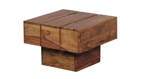 Bild 1 von Couchtisch Sheesham massiv gebeizt 44 x 30 cm - ELIN