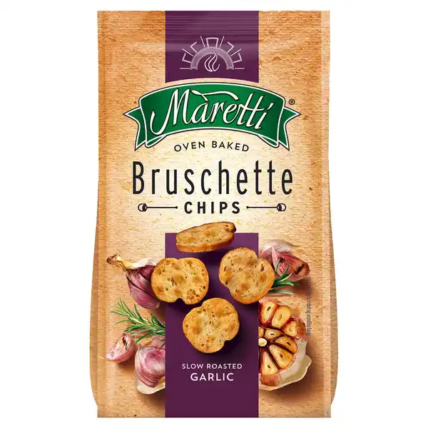 Bild 1 von MARETTI Brotchips 150 g, Knoblauch