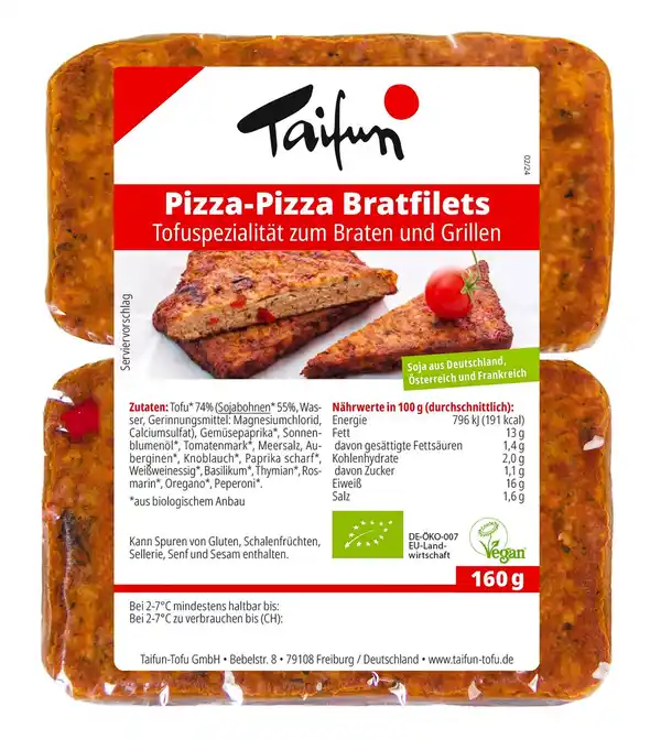 Bild 1 von TAIFUN Pizza-Pizza Bratfilets, 2 St. = 160-g-Packg.