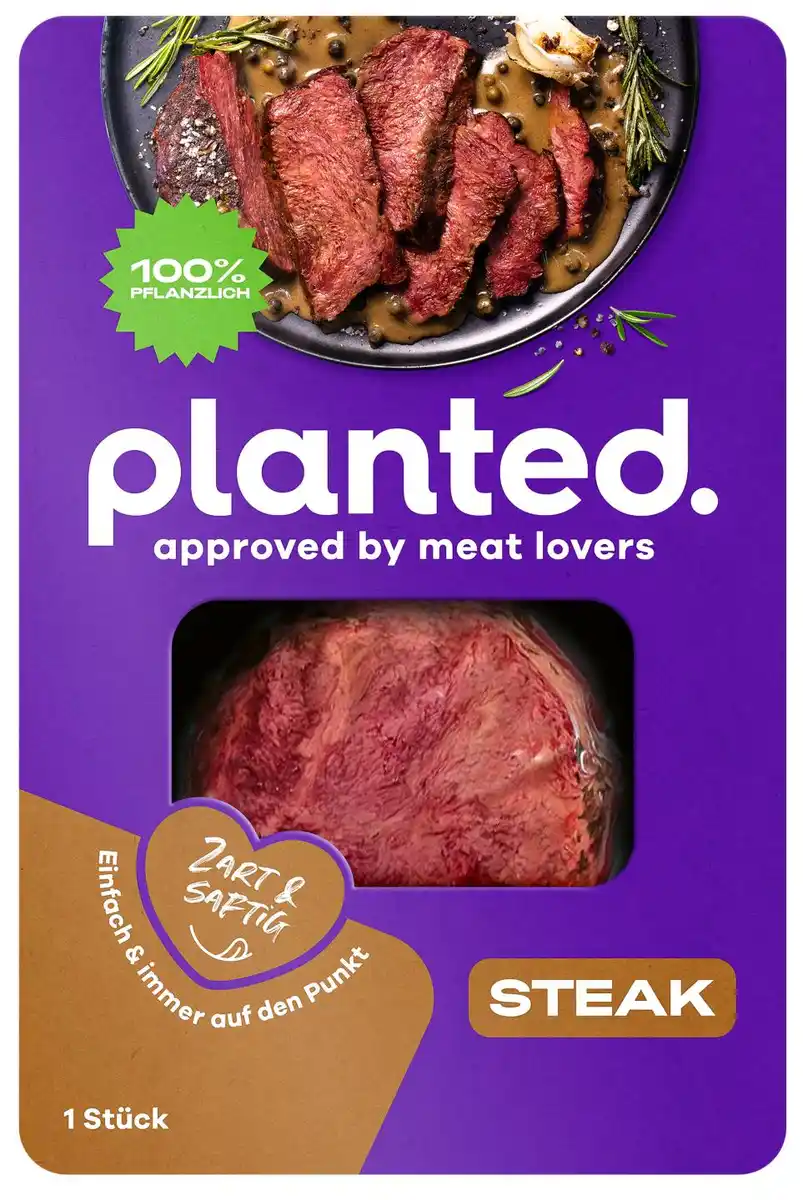Bild 1 von PLANTED. Steak, 120-g-Packg.
