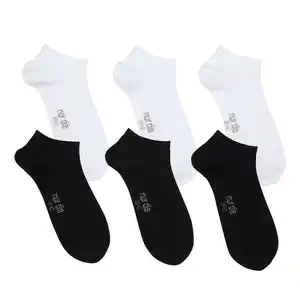 NUR DIE Herren-Bambus-Sneakersocken, 3 Paar