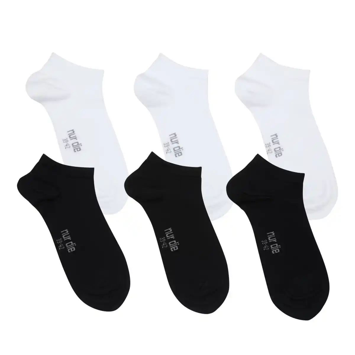 Bild 1 von NUR DIE Herren-Bambus-Sneakersocken, 3 Paar