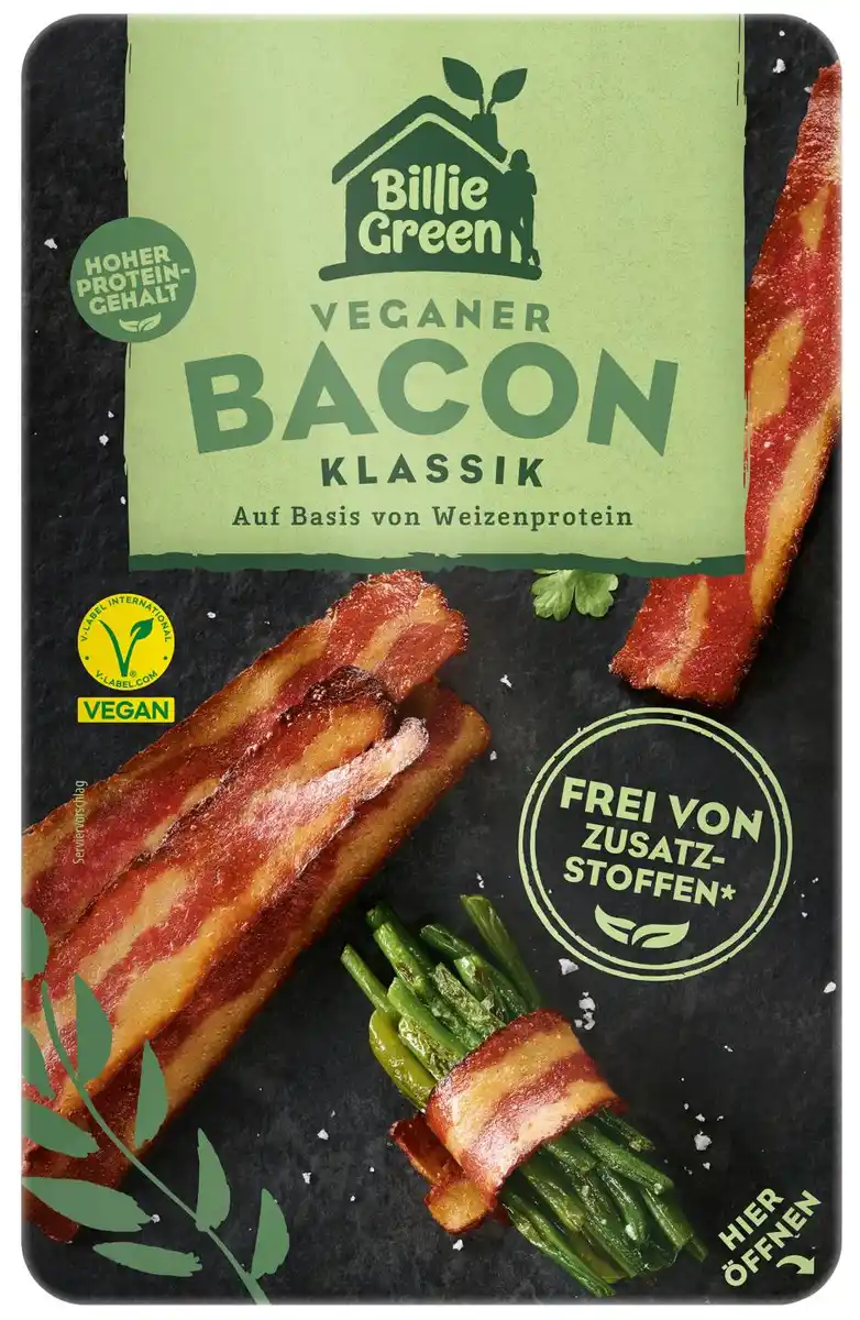 Bild 1 von BILLIE GREEN Veganer Bacon oder Schinkenwürfel, 90-g-Packg.
