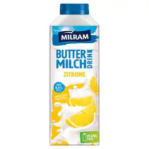 MILRAM Fruchtbuttermilch 750 g, Zitrone