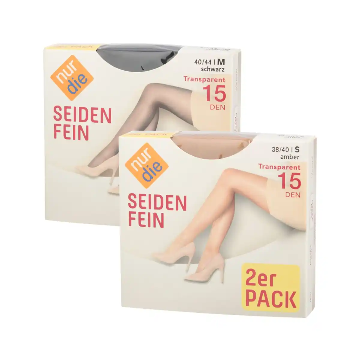 Bild 1 von NUR DIE Feinstrumpfhosen 15 DEN »Seidenfein«, 2-St.-Packg.