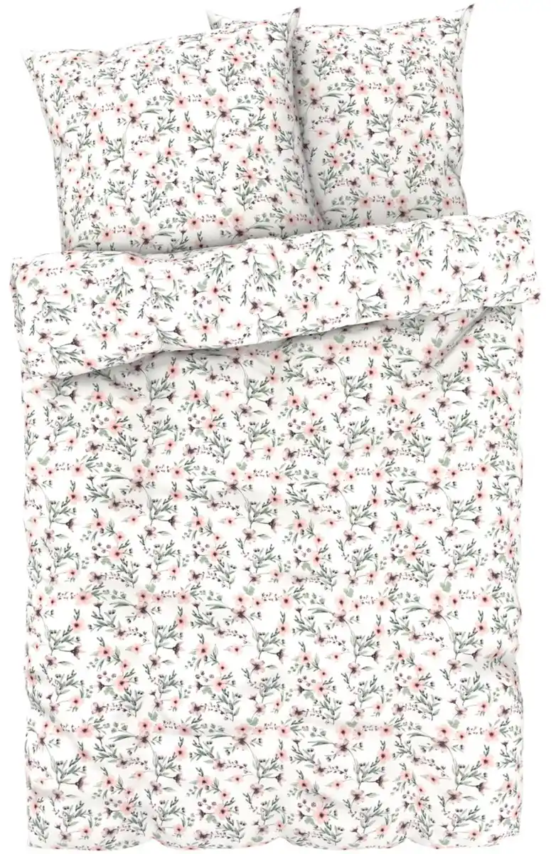 Bild 2 von LIV&BO® Satin-Wendebettwäsche-Set ca. 200 x 220 cm, 3-teilig