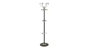 Kleiderständer schwarz - chrom 38 cm Breite - MECKIE