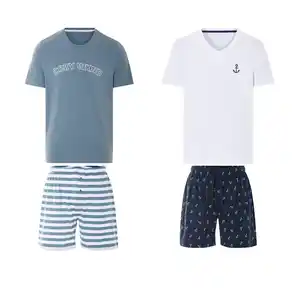 TOWNLAND® Herren-Shorty-Pyjama, 2-teilig