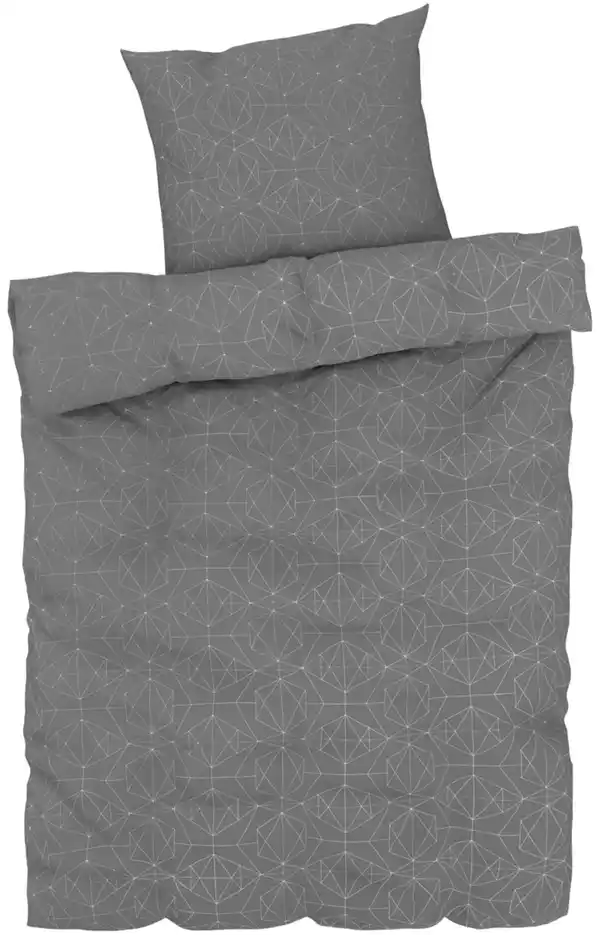 Bild 3 von LIV&BO® Satin-Wendebettwäsche-Set ca. 135 x 200 cm, 2-teilig