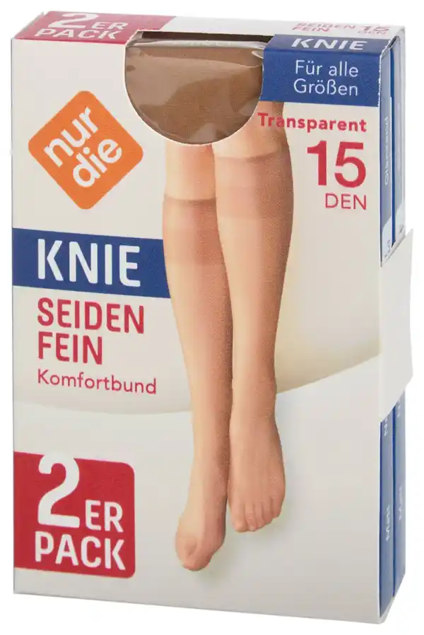 Bild 3 von NUR DIE Kniestrümpfe 15 DEN »Seidenfein«, 2 Paar